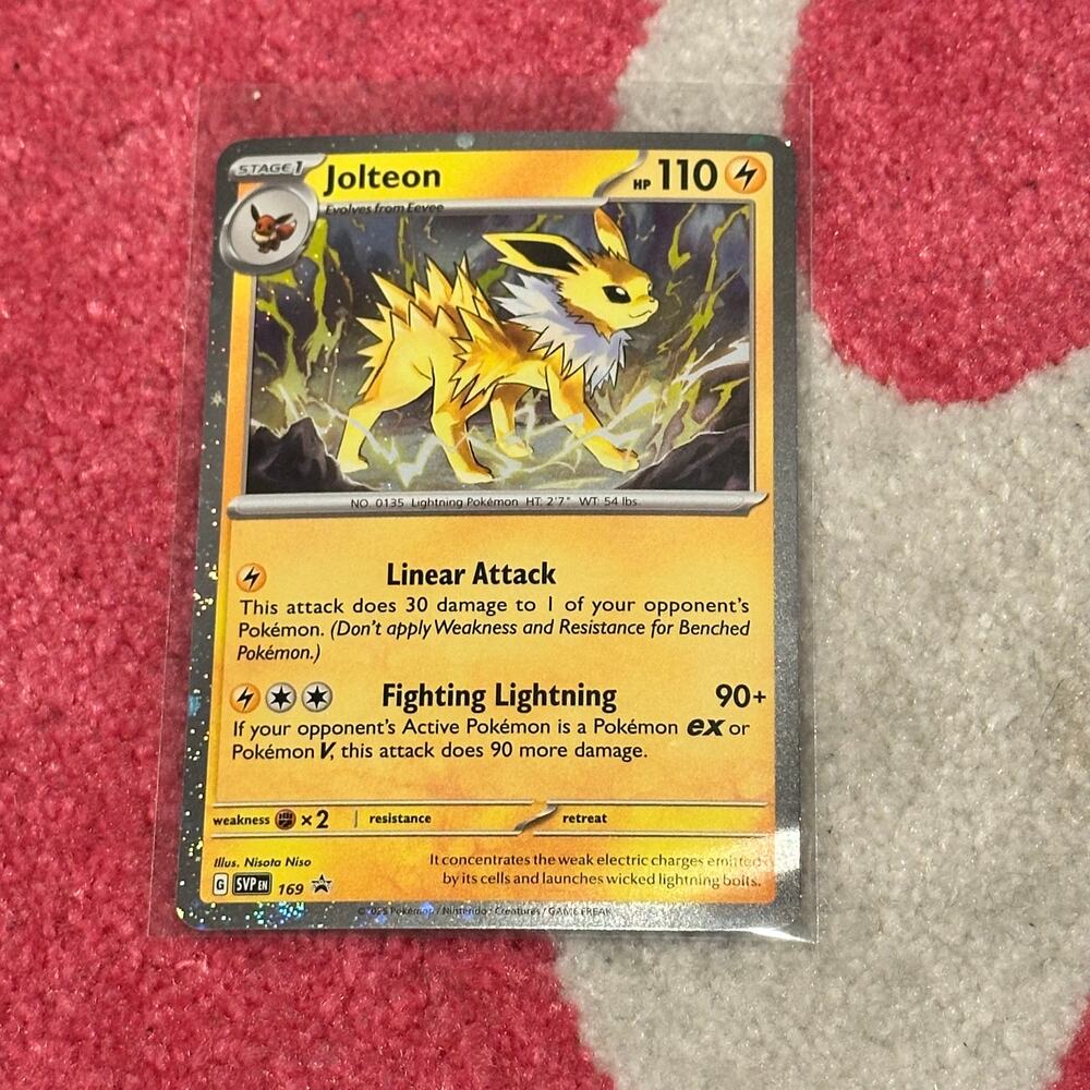 Jolteon [Cosmos Holo] #169 – Pokémon Promo – As Pictured